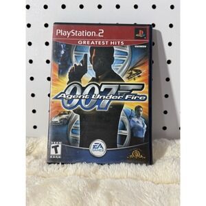 007: Agent Under Fire – PS2 Greatest Hits –Complete w/ Case & Manual  Not Tested